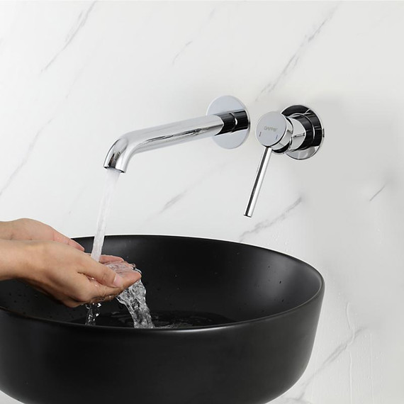 Смеситель для раковины настенный Gappo G06 G1206, Цвет производителя: хром фото 25