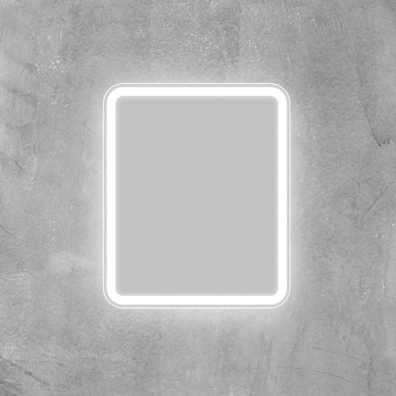 Зеркало BelBagno SPC-MAR-500-600-LED-BTN 50 см фото 3