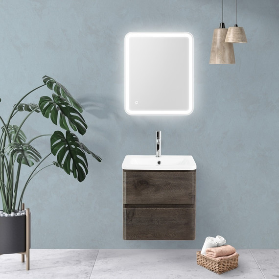 Зеркало с подсветкой и сенсорным выключателем BelBagno SPC-MAR-500-600-LED-TCH фото 8