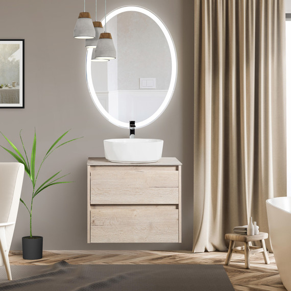 Зеркало BelBagno SPC-VST-600-800-LED-BTN 60 см фото 6