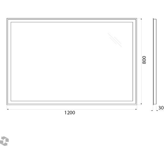 Зеркало BelBagno SPC-GRT-1200-800-LED-BTN 120 см фото 8