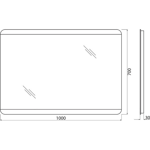 Зеркало BelBagno SPC-CEZ-1000-700-LED-BTN 100 см - 8 Зеркало BelBagno SPC-CEZ-1000-700-LED-BTN 100 см фото 8