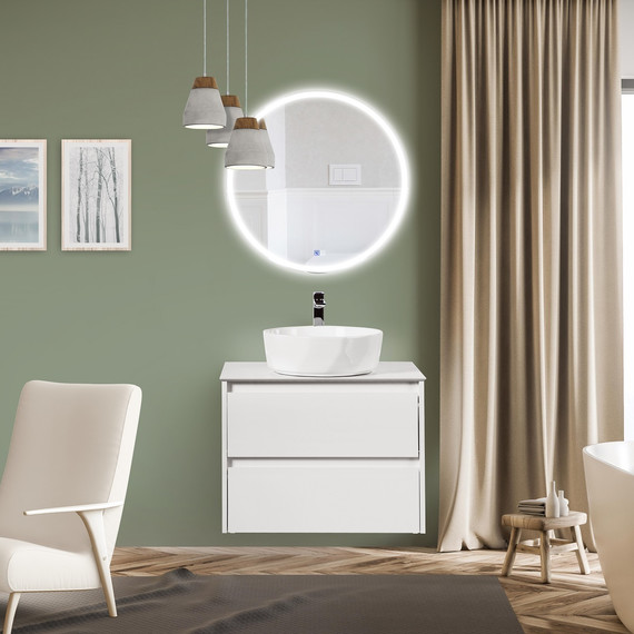 Зеркало BelBagno 70 см SPC-RNG-700-LED-TCH-PHONE фото 8