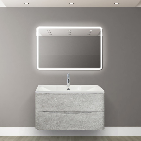 Зеркало BelBagno SPC-MAR-900-600-LED-BTN 90 см - 7 Зеркало BelBagno SPC-MAR-900-600-LED-BTN 90 см фото 7