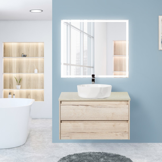 Зеркало BelBagno SPC-GRT-900-800-LED-TCH 90 см фото 8