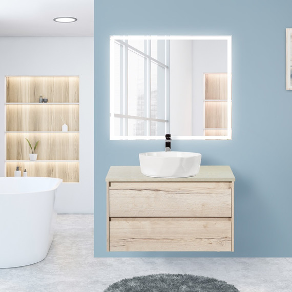 Зеркало BelBagno SPC-GRT-900-800-LED-BTN 90 см - 7 Зеркало BelBagno SPC-GRT-900-800-LED-BTN 90 см фото 7
