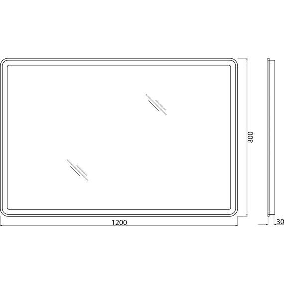 Зеркало BelBagno SPC-MAR-1200-800-LED-BTN 120 см фото 8