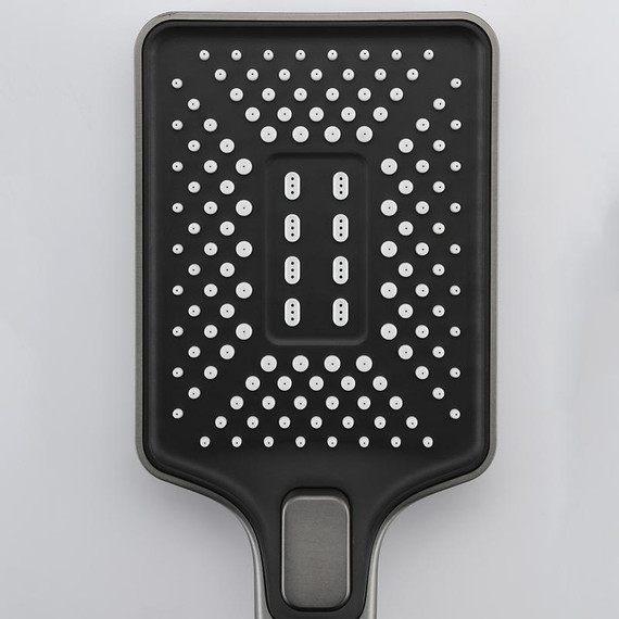 Душевая стойка с выдвижным изливом Gappo G07-9 G2407-9, оружейная сталь фото 15