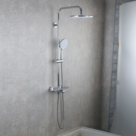Душевая стойка Gappo G95 G2495-91, Цвет производителя: хром - 2 Душевая стойка Gappo G95 G2495-91, Цвет производителя: хром фото 2