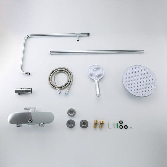 Душевая стойка Gappo G95 G2495-91, Цвет производителя: хром - 10 Душевая стойка Gappo G95 G2495-91, Цвет производителя: хром фото 10