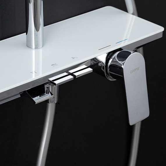 Душевая стойка Gappo G96 G2496-10, Цвет производителя: хром фото 15