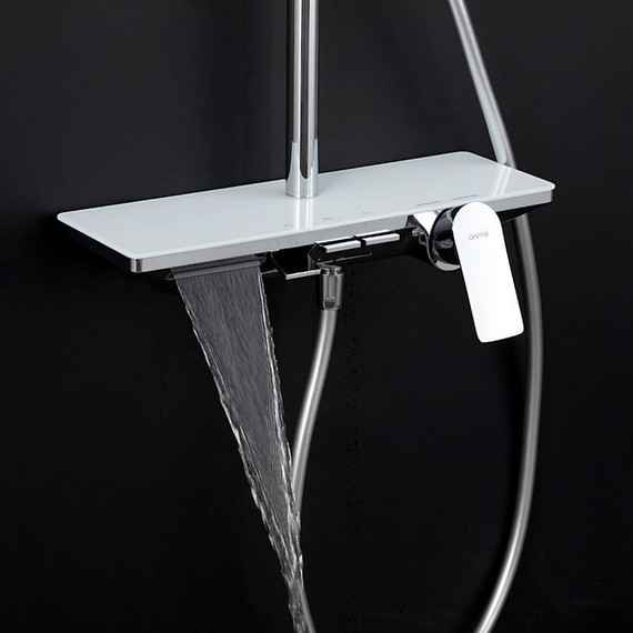 Душевая стойка Gappo G96 G2496-10, Цвет производителя: хром фото 16