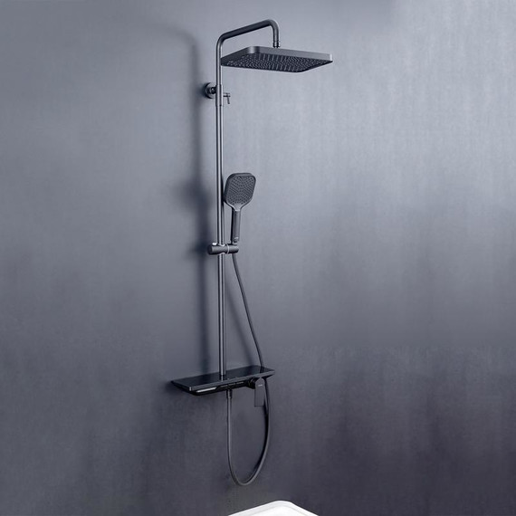 Душевая стойка Gappo G96 G2496-16, чёрный, Цвет производителя: чёрный фото 2