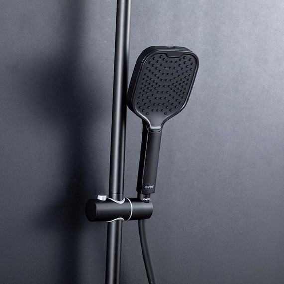 Душевая стойка Gappo G96 G2496-16, чёрный, Цвет производителя: чёрный фото 10