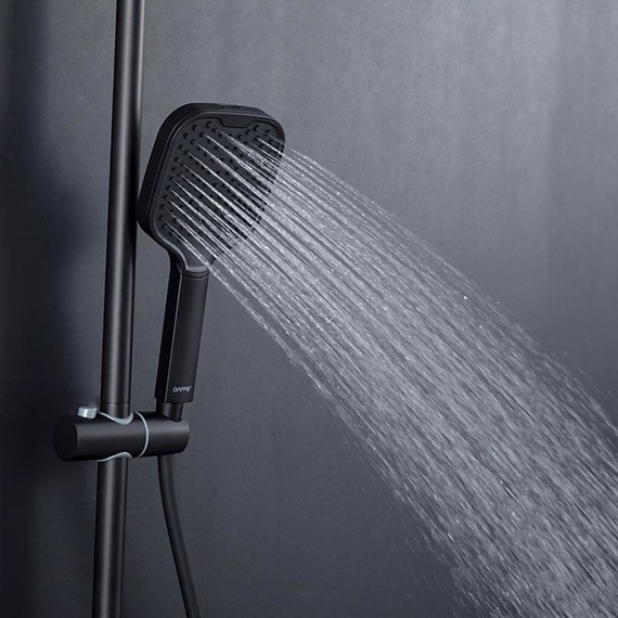 Душевая стойка Gappo G96 G2496-16, чёрный, Цвет производителя: чёрный фото 12