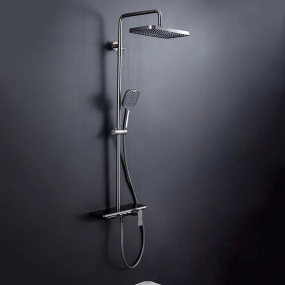 Душевая стойка Gappo G96 G2496-19, оружейная сталь, Цвет производителя: оружейная сталь фото 3