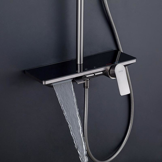 Душевая стойка Gappo G96 G2496-19, оружейная сталь, Цвет производителя: оружейная сталь фото 7