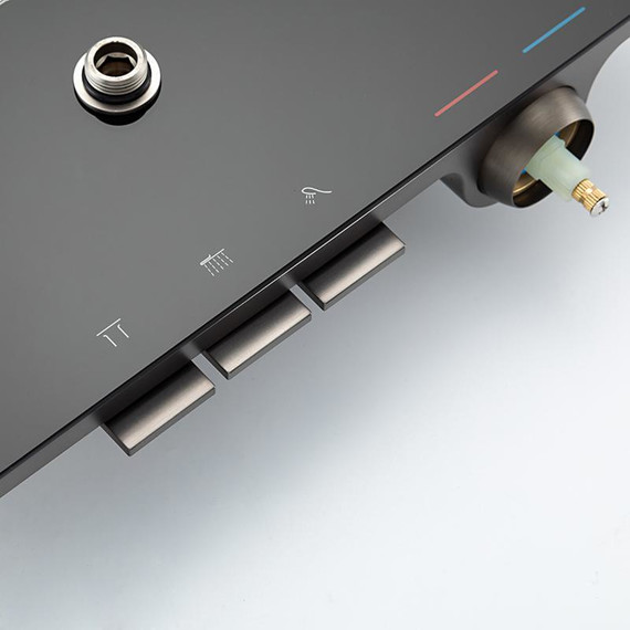 Душевая стойка Gappo G96 G2496-19, оружейная сталь, Цвет производителя: оружейная сталь фото 16