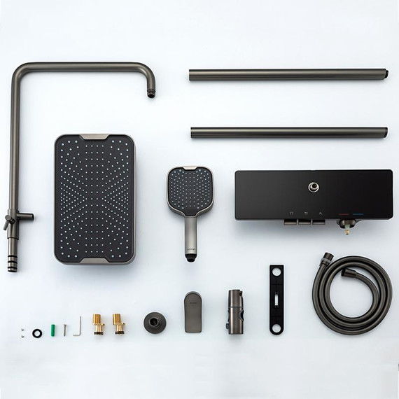 Душевая стойка Gappo G96 G2496-19, оружейная сталь, Цвет производителя: оружейная сталь фото 30