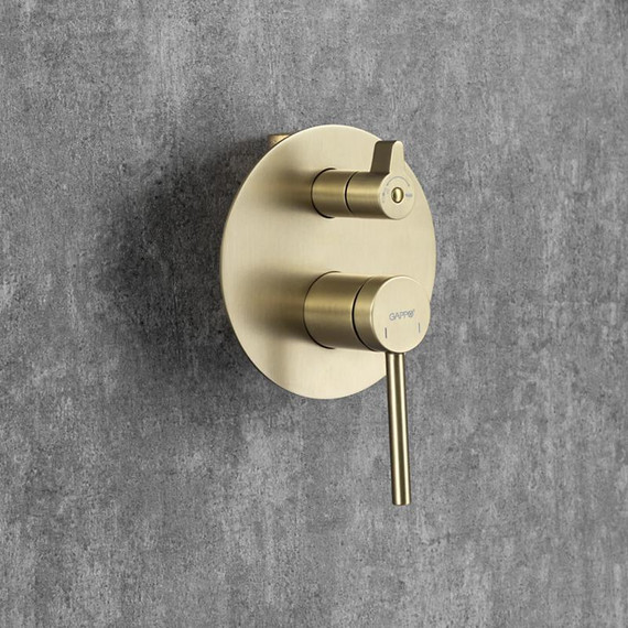 Душевая система для ванны Gappo G06-3 G7106-3, золото сатин, Цвет производителя: золото сатин - 8 Душевая система для ванны Gappo G06-3 G7106-3, золото сатин, Цвет производителя: золото сатин фото 8