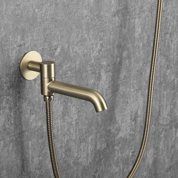 Душевая система для ванны Gappo G06-3 G7106-3, золото сатин, Цвет производителя: золото сатин - 9 Душевая система для ванны Gappo G06-3 G7106-3, золото сатин, Цвет производителя: золото сатин фото 9