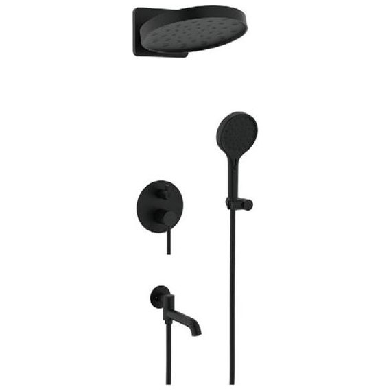 Душевая система для ванны Gappo G06-6 G7106-6, чёрный, Цвет производителя: чёрный фото 