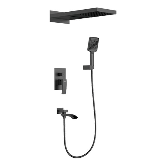 Душевая система для ванны Gappo G07 G7107-76, чёрный, Цвет производителя: чёрный фото 