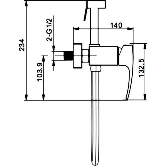 Набор для гигиенического душа Gappo G07-6 G2007-6, чёрный - 2 Набор для гигиенического душа Gappo G07-6 G2007-6, чёрный фото 2