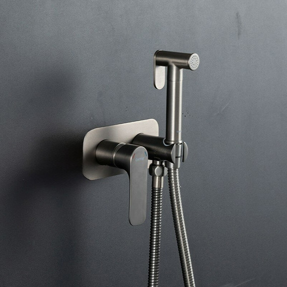 Набор для гигиенического душа Gappo G48-9 G7248-92, оружейная сталь фото 7