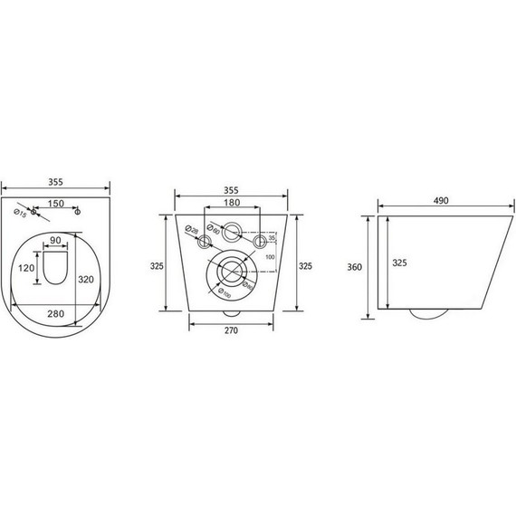 Унитаз подвесной безободковый Abber Bequem AC1102TMG с крышкой микролифт, серый матовый (система смыва Торнадо), Цвет производителя: серый - 10 Унитаз подвесной безободковый Abber Bequem AC1102TMG с крышкой микролифт, серый матовый (система смыва Торнадо), Цвет производителя: серый фото 10