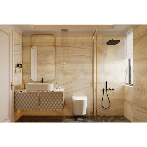 Унитаз подвесной безободковый Abber Bequem AC1102TMW с крышкой микролифт, белый матовый (система смыва Торнадо), Цвет производителя: белый матовый фото 7