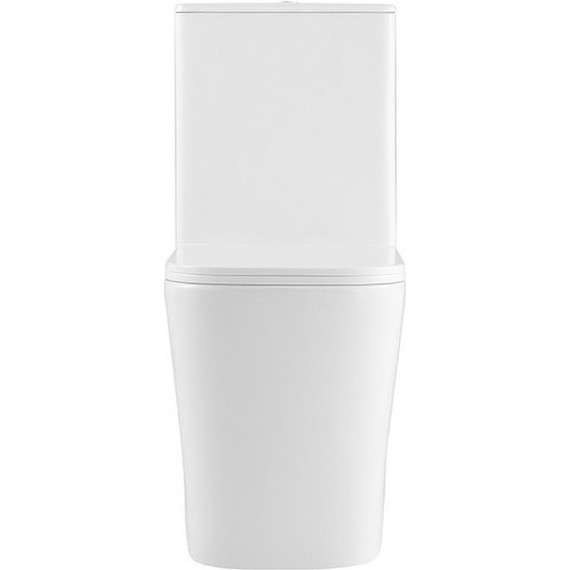 Унитаз-компакт безободковый Abber Rechteck AC1210T с крышкой микролифт, белый (система смыва Торнадо), Цвет производителя: белый - 4 Унитаз-компакт безободковый Abber Rechteck AC1210T с крышкой микролифт, белый (система смыва Торнадо), Цвет производителя: белый фото 4