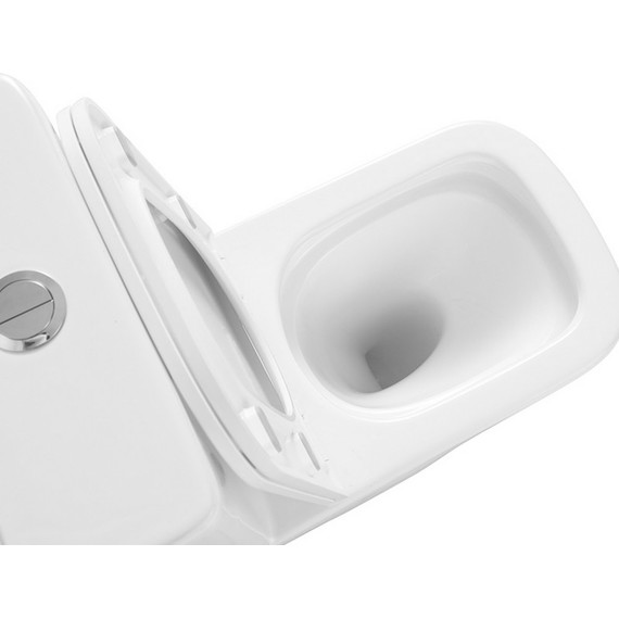 Унитаз-компакт безободковый Abber Rechteck AC1210T с крышкой микролифт, белый (система смыва Торнадо), Цвет производителя: белый - 8 Унитаз-компакт безободковый Abber Rechteck AC1210T с крышкой микролифт, белый (система смыва Торнадо), Цвет производителя: белый фото 8