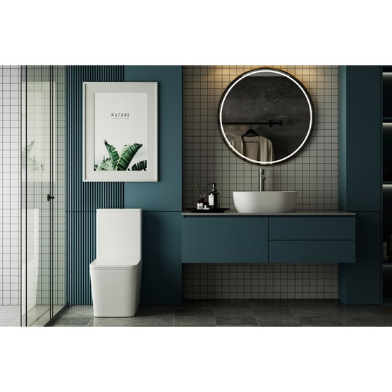 Унитаз-компакт безободковый Abber Rechteck AC1210T с крышкой микролифт, белый (система смыва Торнадо), Цвет производителя: белый - 9 Унитаз-компакт безободковый Abber Rechteck AC1210T с крышкой микролифт, белый (система смыва Торнадо), Цвет производителя: белый фото 9