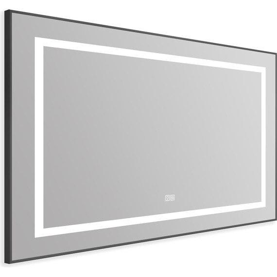 Зеркало BelBagno 98x68 см SPC-KRAFT-985-685-TCH-WARM-NERO, черный - 2 Зеркало BelBagno 98x68 см SPC-KRAFT-985-685-TCH-WARM-NERO, черный фото 2