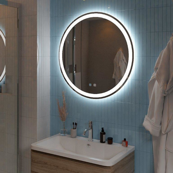 Зеркало BelBagno 80 см SPC-RNG-800-LED-TCH-SND (с голосовым управлением) - 8 Зеркало BelBagno 80 см SPC-RNG-800-LED-TCH-SND (с голосовым управлением) фото 8