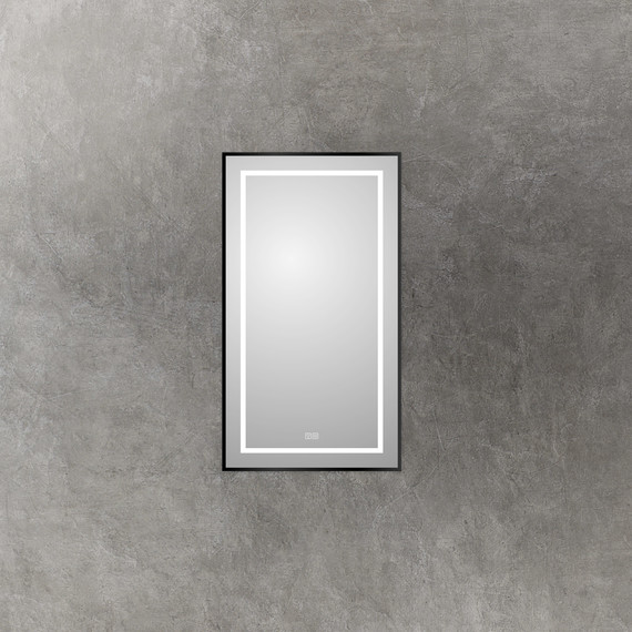 Зеркало BelBagno 50x90 см SPC-KRAFT-500-900-LED-TCH-WARM-NERO - 3 Зеркало BelBagno 50x90 см SPC-KRAFT-500-900-LED-TCH-WARM-NERO фото 3