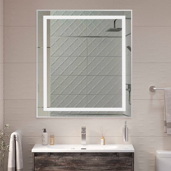 Зеркало BelBagno 70x80 см SPC-KRAFT-700-800-SENS-AL - 9 Зеркало BelBagno 70x80 см SPC-KRAFT-700-800-SENS-AL фото 9