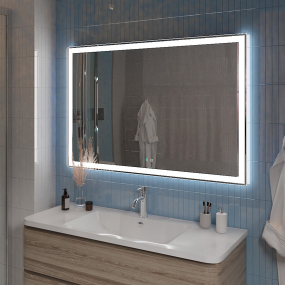 Зеркало BelBagno 120 см SPC-GRT-1200-800-LED-TCH-SND (с голосовым управлением) - 8 Зеркало BelBagno 120 см SPC-GRT-1200-800-LED-TCH-SND (с голосовым управлением) фото 8