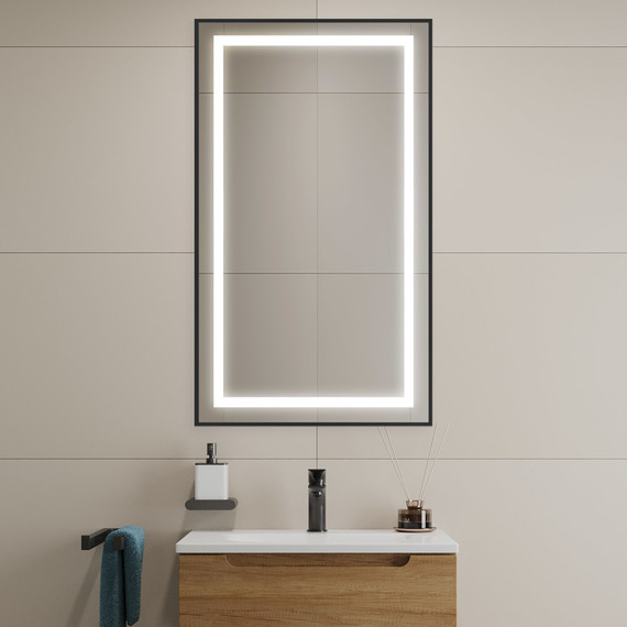 Зеркало BelBagno 50x90 см SPC-KRAFT-500-900-SENS-NERO - 9 Зеркало BelBagno 50x90 см SPC-KRAFT-500-900-SENS-NERO фото 9