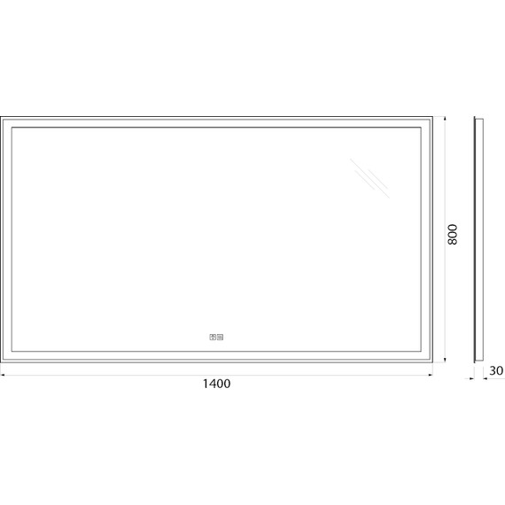 Зеркало BelBagno SPC-GRT-1400-800-LED-TCH-WARM 140 см - 11 Зеркало BelBagno SPC-GRT-1400-800-LED-TCH-WARM 140 см фото 11