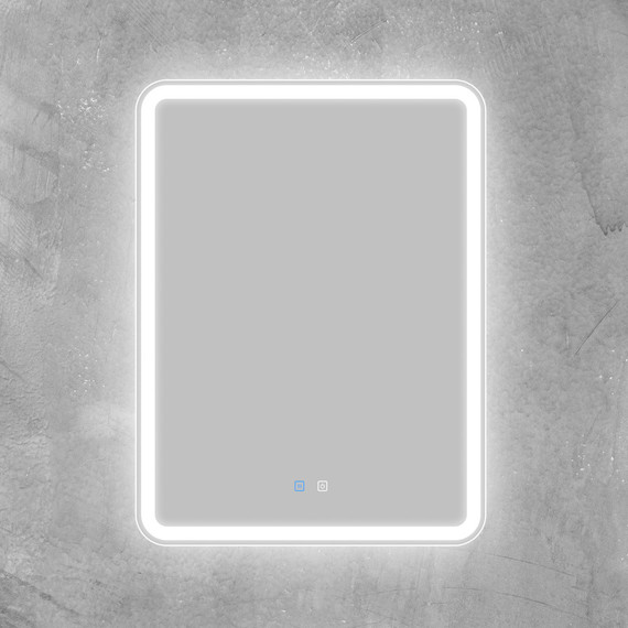 Зеркало BelBagno Marino 60 см SPC-MAR-600-800-LED-TCH-SND (с голосовым управлением) фото 3