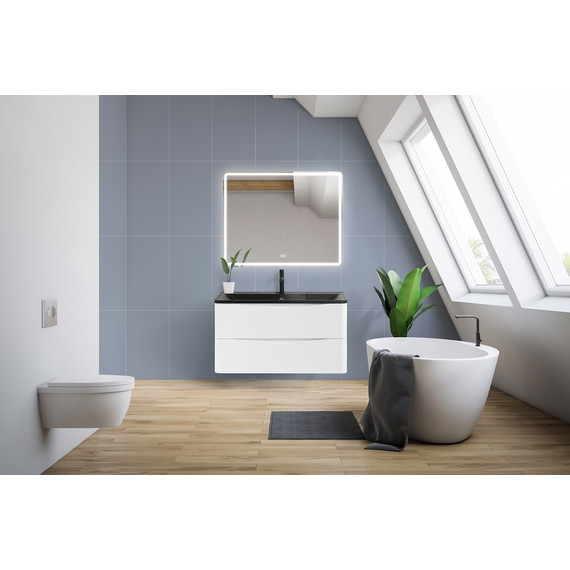 Зеркало BelBagno 100x80 см SPC-MAR-1000-800-LED-TCH-WARM - 8 Зеркало BelBagno 100x80 см SPC-MAR-1000-800-LED-TCH-WARM фото 8