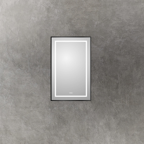 Зеркало BelBagno 50x80 см SPC-KRAFT-500-800-LED-TCH-WARM-NERO - 3 Зеркало BelBagno 50x80 см SPC-KRAFT-500-800-LED-TCH-WARM-NERO фото 3