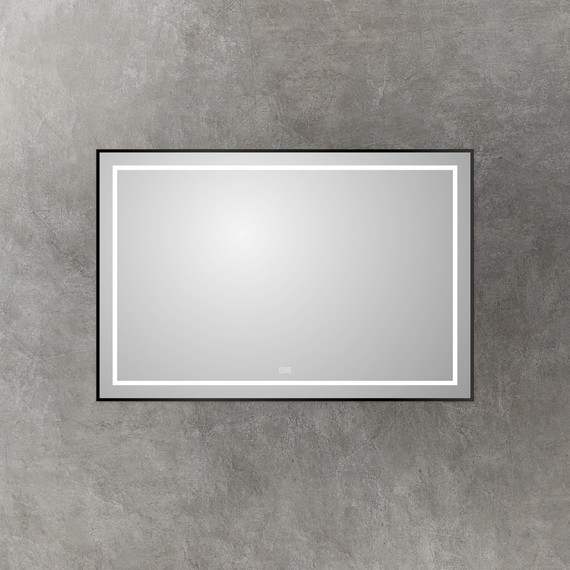 Зеркало BelBagno 120x80 см SPC-KRAFT-1200-800-LED-TCH-WARM-NERO - 3 Зеркало BelBagno 120x80 см SPC-KRAFT-1200-800-LED-TCH-WARM-NERO фото 3