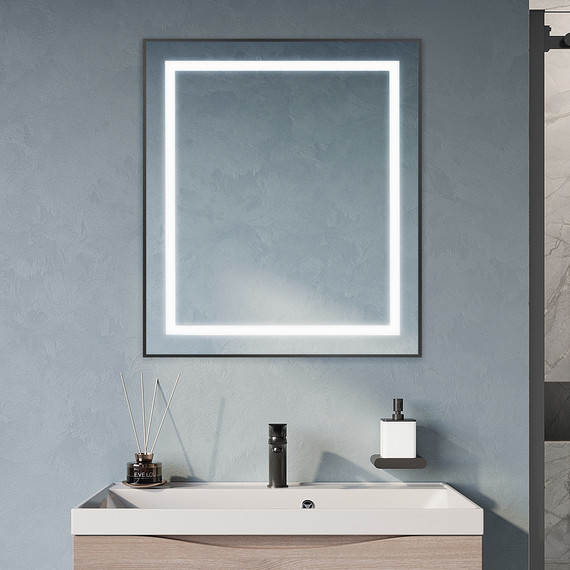 Зеркало BelBagno 70x80 см SPC-KRAFT-700-800-SENS-NERO - 9 Зеркало BelBagno 70x80 см SPC-KRAFT-700-800-SENS-NERO фото 9