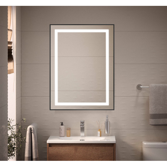Зеркало BelBagno 60x80 см SPC-KRAFT-600-800-SENS-NERO - 9 Зеркало BelBagno 60x80 см SPC-KRAFT-600-800-SENS-NERO фото 9