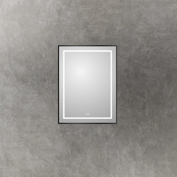 Зеркало BelBagno 60x80 см SPC-KRAFT-600-800-LED-TCH-WARM-NERO - 3 Зеркало BelBagno 60x80 см SPC-KRAFT-600-800-LED-TCH-WARM-NERO фото 3