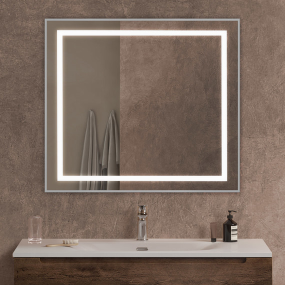 Зеркало BelBagno 90x80 см SPC-KRAFT-900-800-SENS-AL - 9 Зеркало BelBagno 90x80 см SPC-KRAFT-900-800-SENS-AL фото 9