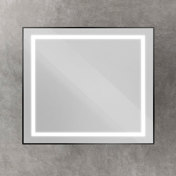 Зеркало BelBagno 90x80 см SPC-KRAFT-900-800-SENS-NERO - 3 Зеркало BelBagno 90x80 см SPC-KRAFT-900-800-SENS-NERO фото 3